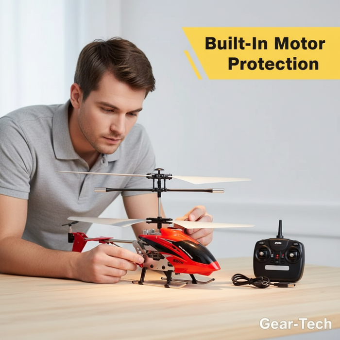 Kramano™ Helikopter zdalnie sterowany z LED i żyroskopem do stabilnego lotu