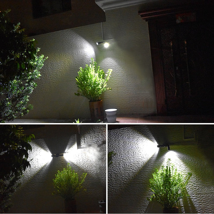 Kramano™ Lampa solarna z czujnikiem ruchu i 14 jasnymi diodami LED