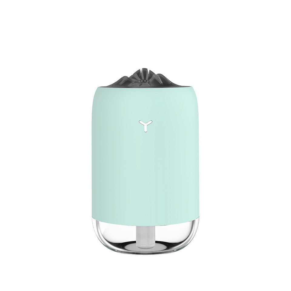Mini nawilżacz powietrza z efektem płomienia, USB, do domu i auta