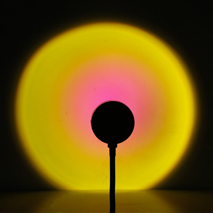 Lampa projektor zachodu słońca, dekoracja ścienna