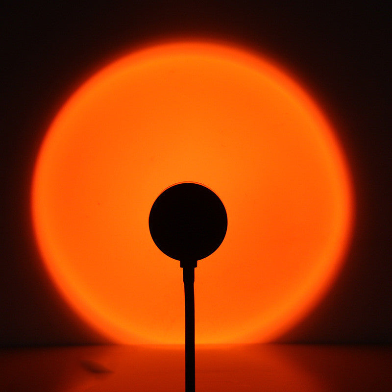 Lampa projektor zachodu słońca, dekoracja ścienna
