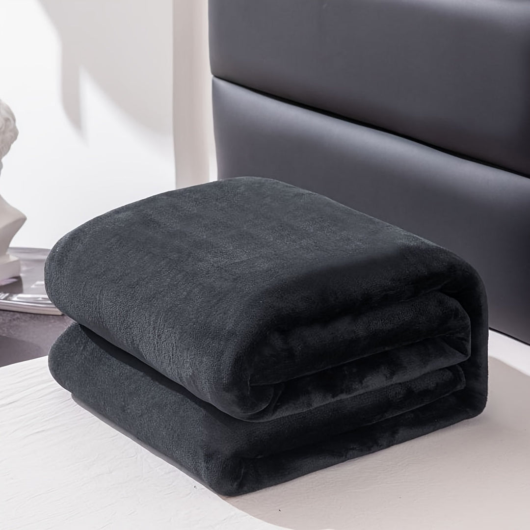 Kramano™ Miękki koc flanelowy na kanapę, łóżko i kemping