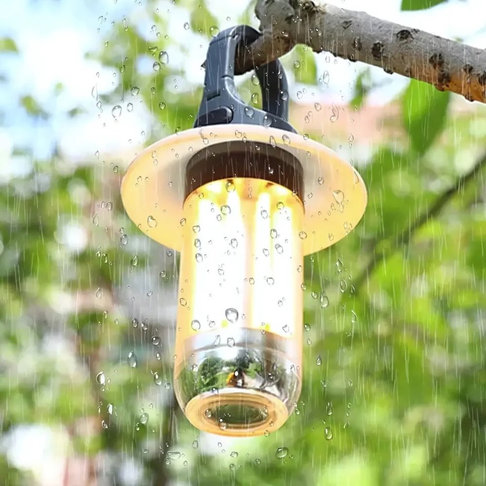Akumulatorowa lampa kempingowa LED, zestaw 2 szt., 5 trybów