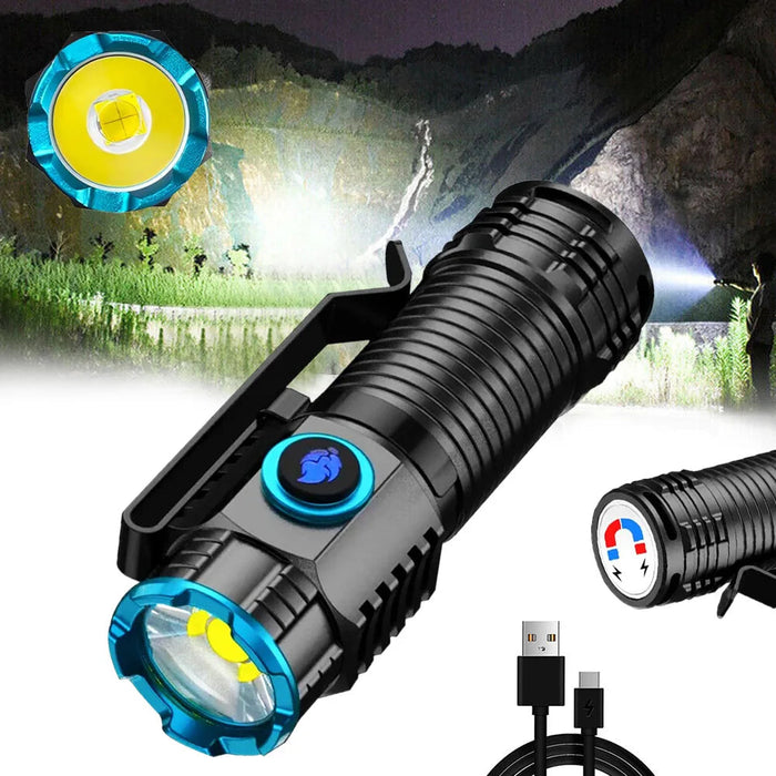 Kramano™ Akumulatorowa latarka LED 1000 lumenów z magnesem