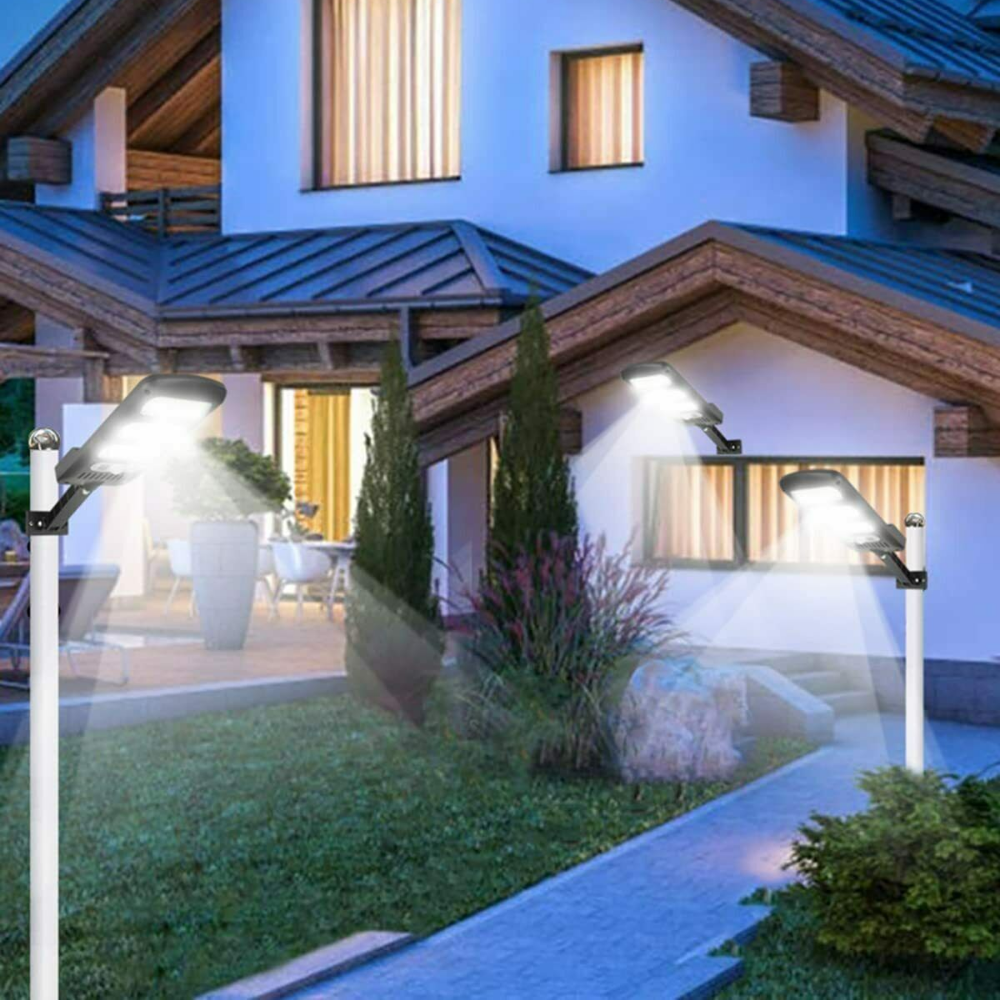 Solarna latarnia uliczna z czujnikiem ruchu i pilotem