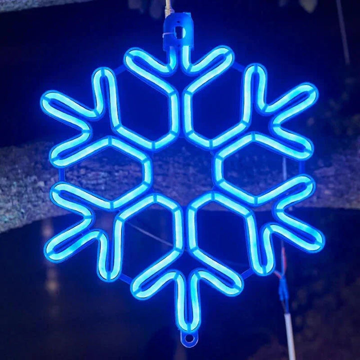 Kramano™ Oszroniona śnieżynka LED do wnętrz i na zewnątrz