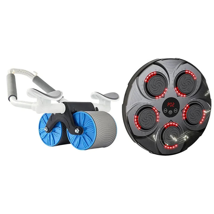 Muzyczna maszyna bokserska na ścianę z Bluetooth i światłami
