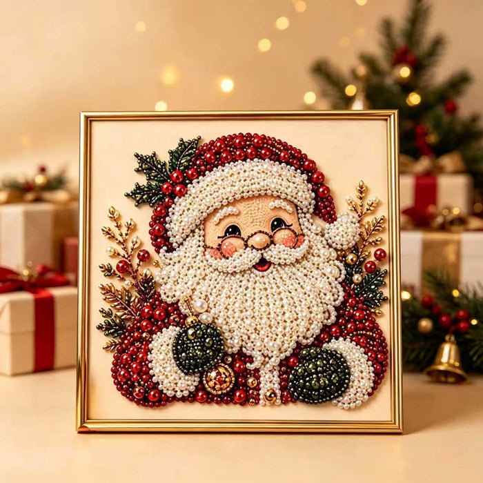 Kramano  Świąteczny obraz diamentowy DIY na drewnianej ramie