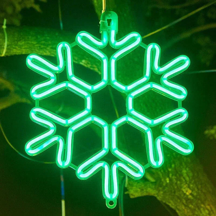 Kramano™ Oszroniona śnieżynka LED do wnętrz i na zewnątrz