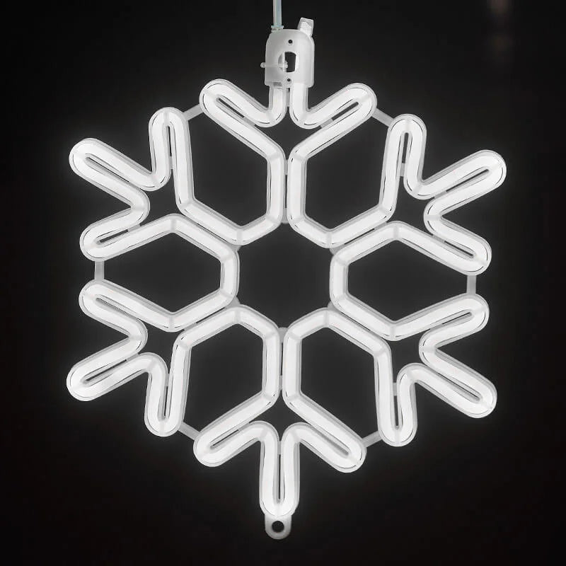 Kramano™ Oszroniona śnieżynka LED do wnętrz i na zewnątrz