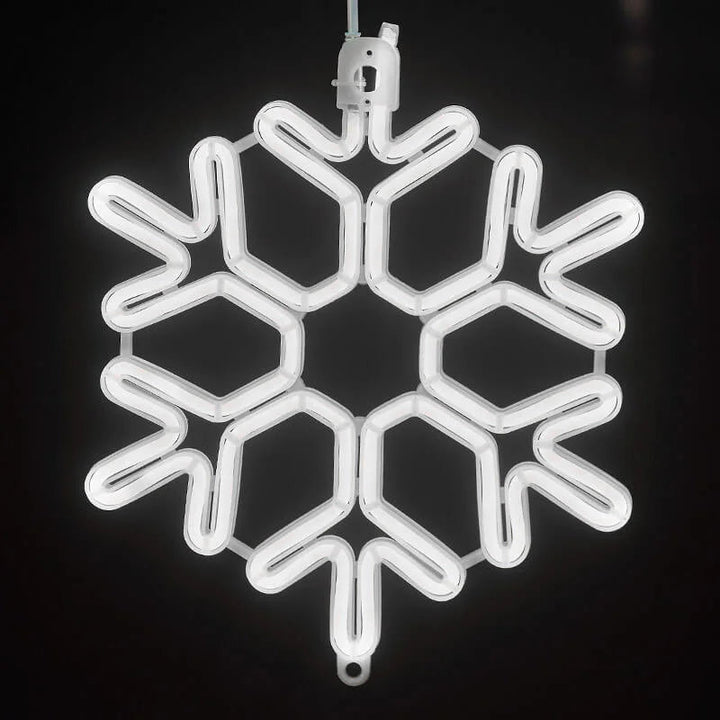Kramano™ Oszroniona śnieżynka LED do wnętrz i na zewnątrz