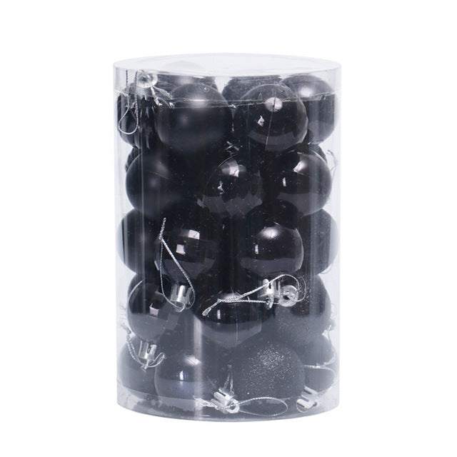 Kramano™ Bombki choinkowe 4 cm, zestaw 34 sztuk w pięknych kolorach