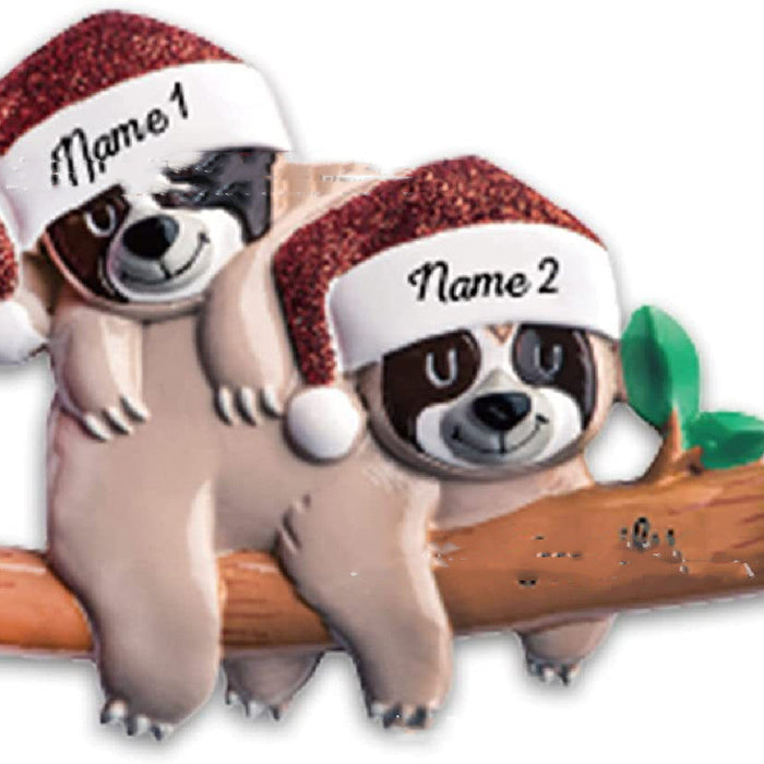 Kramano™ Personalizowana bombka rodzinna z akrylu z misiami koala