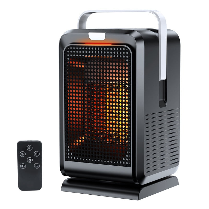 Biały termowentylator ceramiczny z pilotem