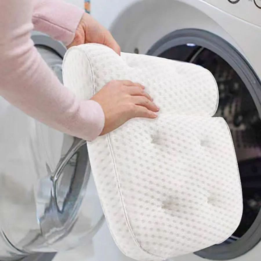 Ergonomiczna poduszka do wanny z oddychającej siatki 4D