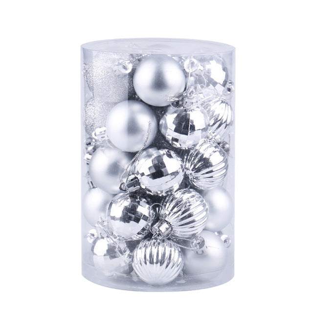 Kramano™ Bombki choinkowe 4 cm, zestaw 34 sztuk w pięknych kolorach