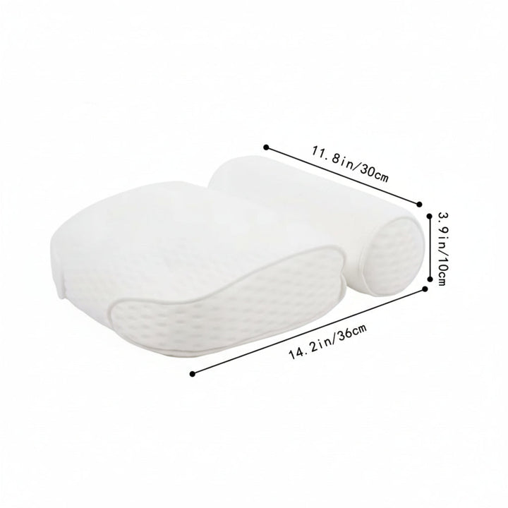 Ergonomiczna poduszka do wanny z oddychającej siatki 4D