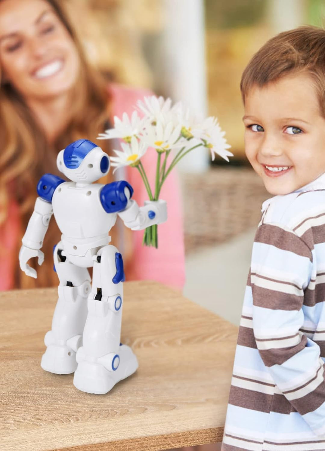 Programowalny robot zdalnie sterowany pilotem i gestami