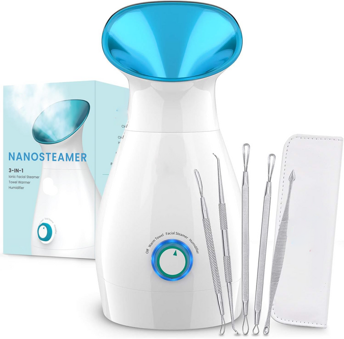 Kramano™ Nanojonowy parownik do twarzy z zbiornikiem 200 ml