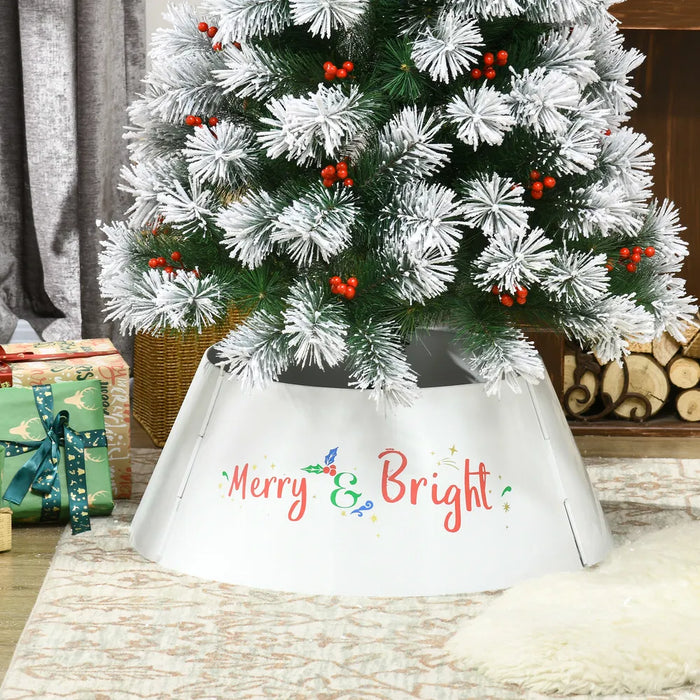 Kramano  Metalowa osłonka na stojak choinki „Merry & Bright”