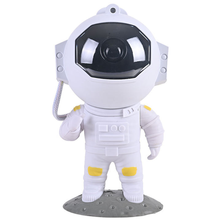 Projektor gwiazd z astronautą, lampka nocna z efektem galaktyki
