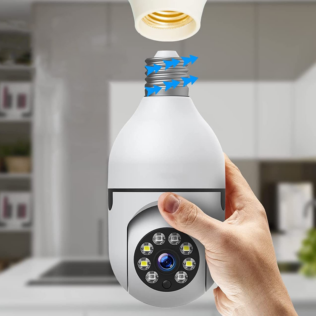 Kramano™ Kamera w żarówce z widokiem 360° i noktowizją przez Wi-Fi