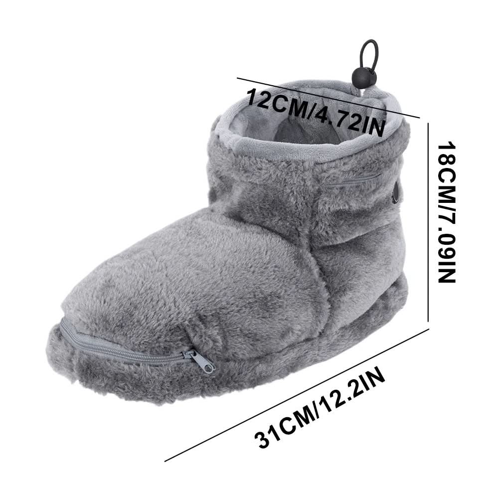 Podgrzewane kapcie na USB z miękkiego pluszu na zimę