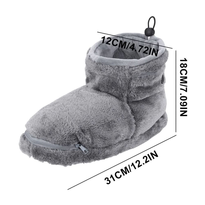 Podgrzewane kapcie na USB z miękkiego pluszu na zimę