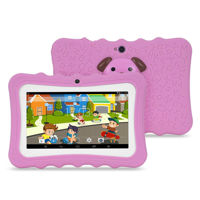 Kramano  Tablet dla dzieci 7 cali w miękkim etui z podstawką