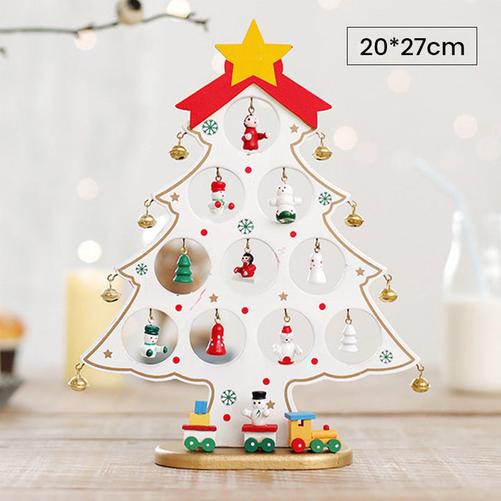 Kramano™ Mini choinka z drewna do samodzielnego złożenia – bez narzędzi