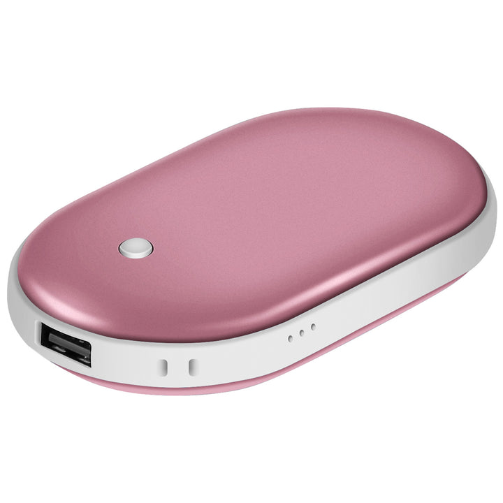 Ogrzewacz do rąk z powerbankiem 5000 mAh, dwustronny, 3 poziomy