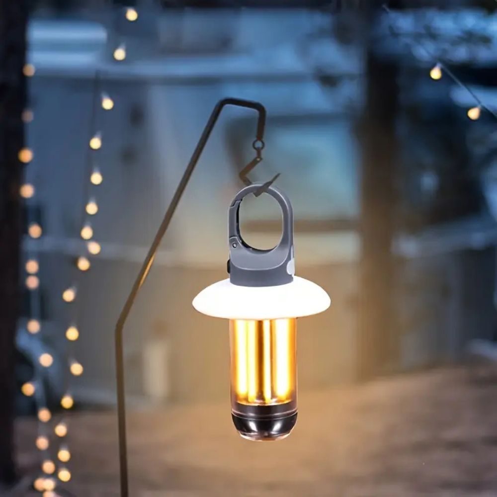 Akumulatorowa lampa kempingowa LED, zestaw 2 szt., 5 trybów