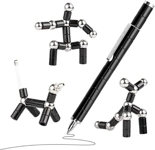 Magnetyczny długopis fidget z rysikiem i składanymi kształtami