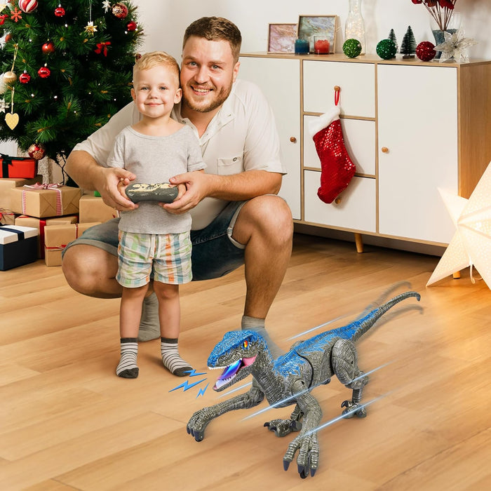 Kramano™ Zdalnie sterowany welociraptor, który chodzi i ryczy