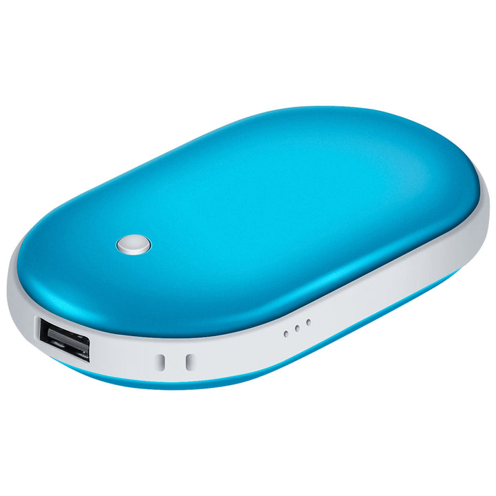 Ogrzewacz do rąk z powerbankiem 5000 mAh, dwustronny, 3 poziomy