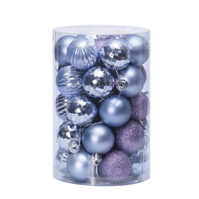 Kramano™ Bombki choinkowe 4 cm, zestaw 34 sztuk w pięknych kolorach