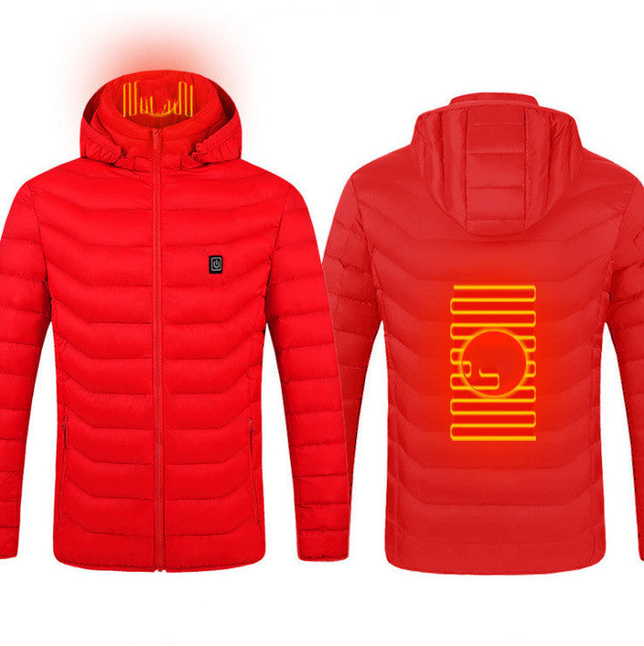 Kramano™ Męska kurtka podgrzewana na USB z 3 poziomami ciepła