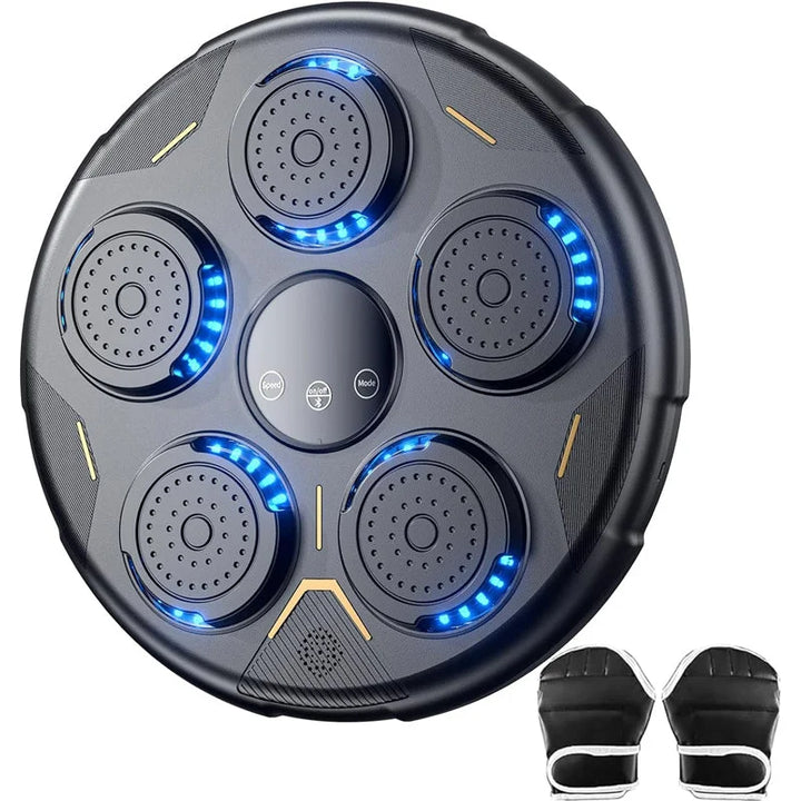 Muzyczna maszyna bokserska na ścianę z Bluetooth i światłami