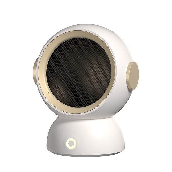 Kramano  Okrągły mini termowentylator w kształcie hełmu astronauty