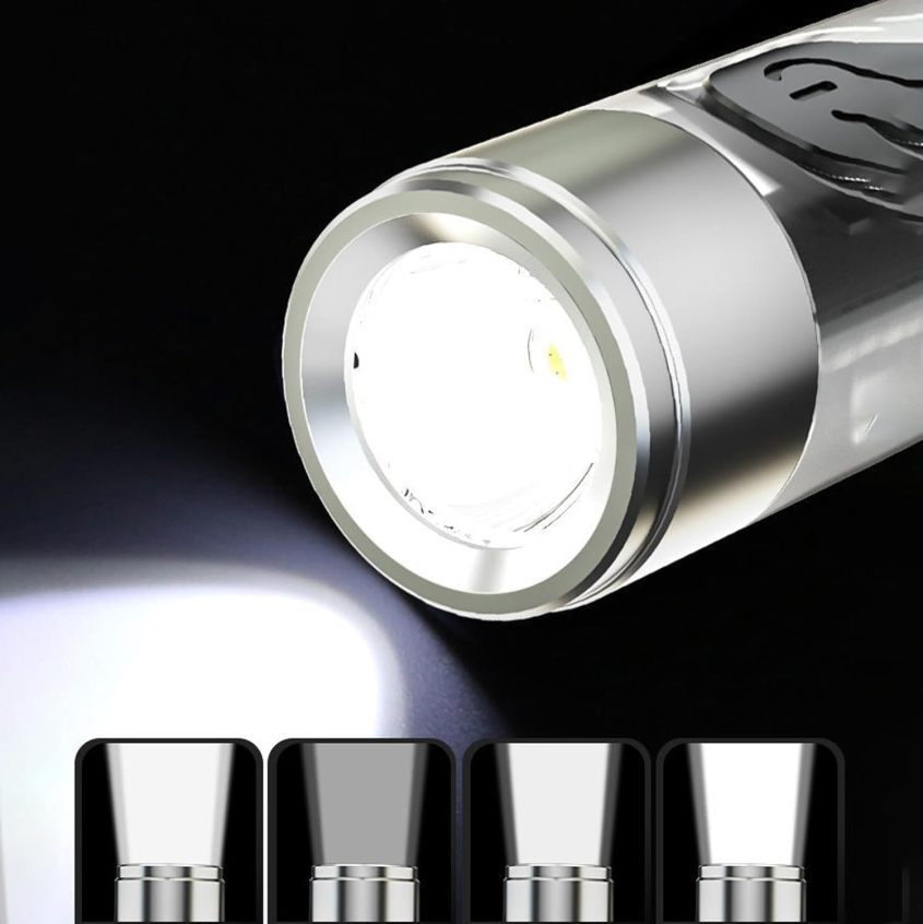 Kramano™ Latarka na brelok z akumulatorem i magnesem, 400 lumenów