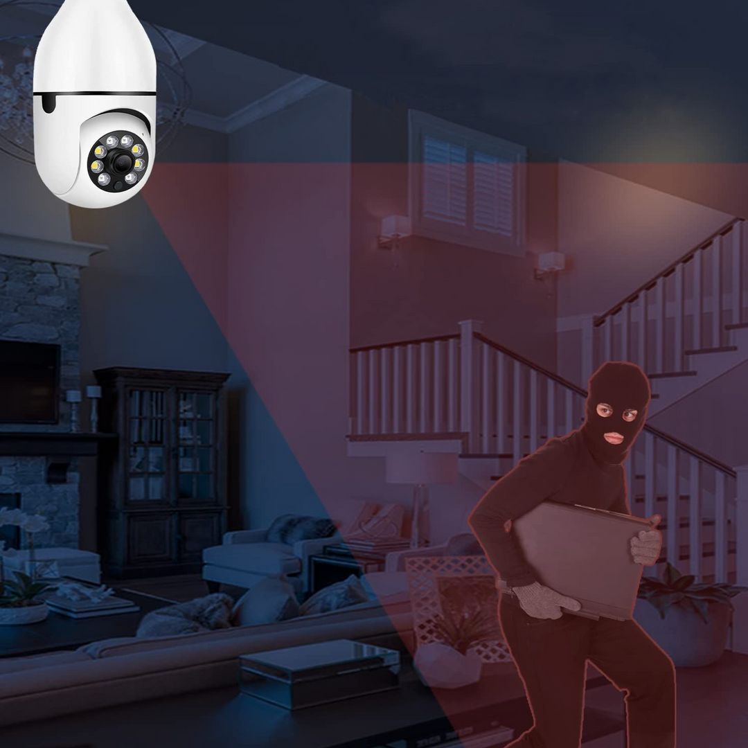Kramano™ Kamera w żarówce z widokiem 360° i noktowizją przez Wi-Fi