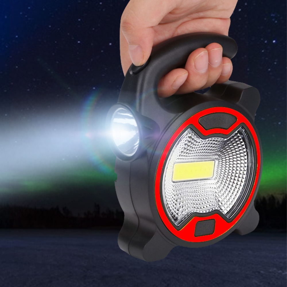 Kramano™ Przenośna lampa robocza COB LED z uchwytem i dwoma trybami