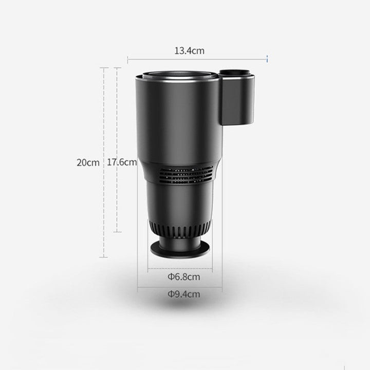 Kramano™ Samochodowy uchwyt 2w1 chłodzi do 0°C i podgrzewa kubek do 60°C