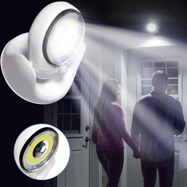 Bezprzewodowa lampa zewnętrzna LED z czujnikiem ruchu
