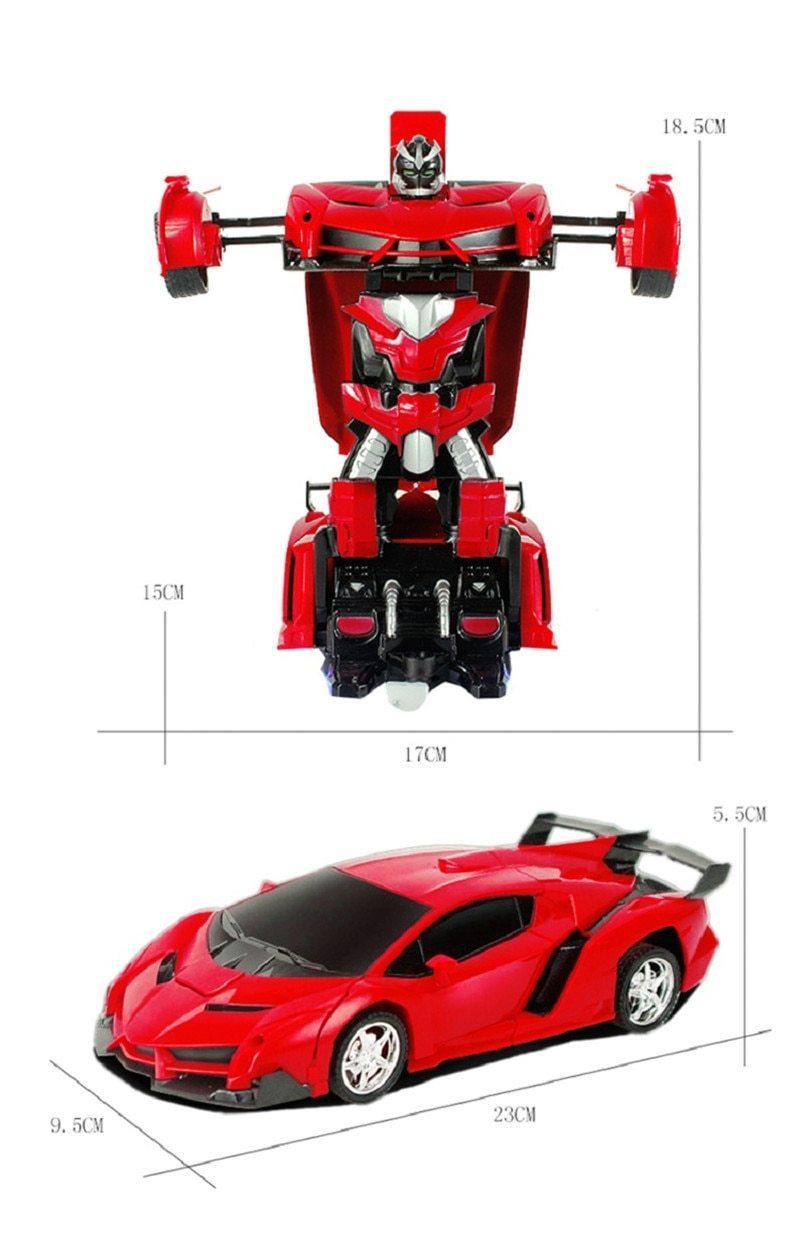 Kramano™ Zdalnie sterowane auto zmieniające się w robota – 2 zabawki w 1