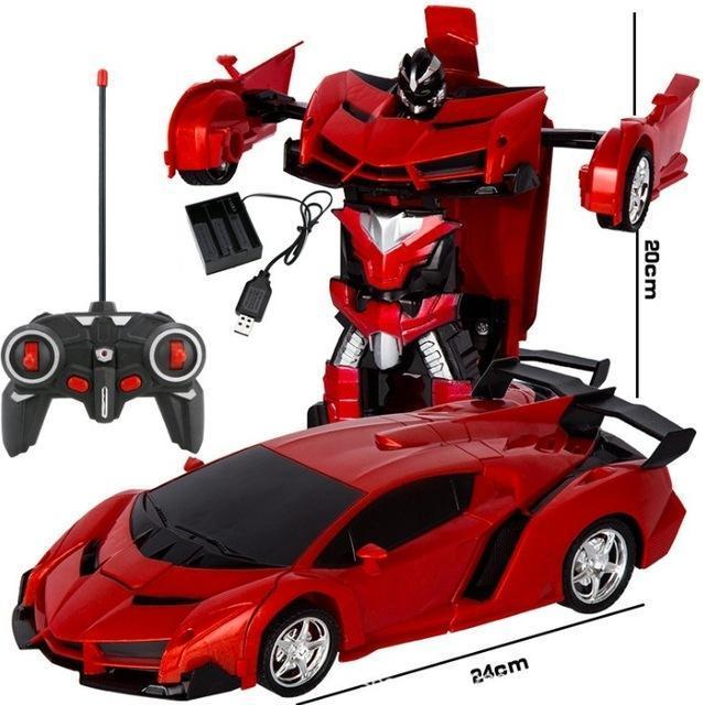 Kramano™ Zdalnie sterowane auto zmieniające się w robota – 2 zabawki w 1
