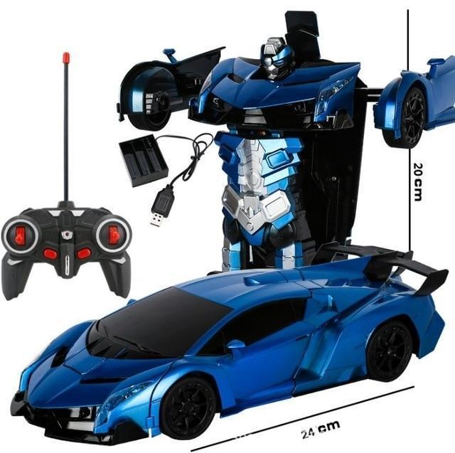 Kramano™ Zdalnie sterowane auto zmieniające się w robota – 2 zabawki w 1
