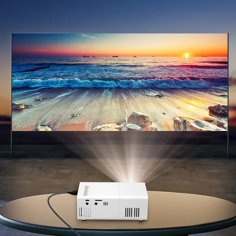 Kramano™ Przenośny mini projektor HD 720P z szybkim ostrzeniem i Wi-Fi