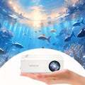 Kramano™ Przenośny mini projektor HD 720P z szybkim ostrzeniem i Wi-Fi
