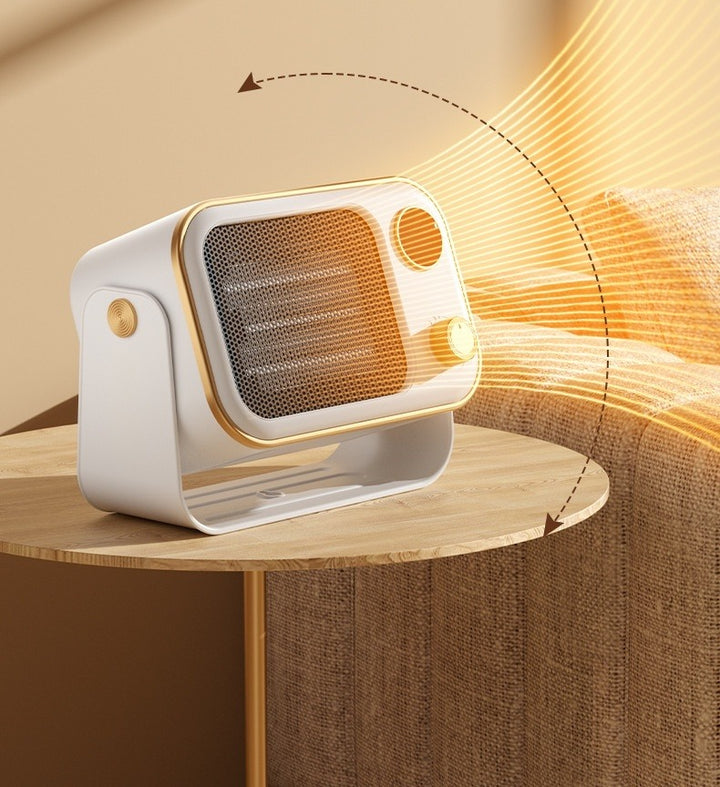 Termowentylator retro na ścianie